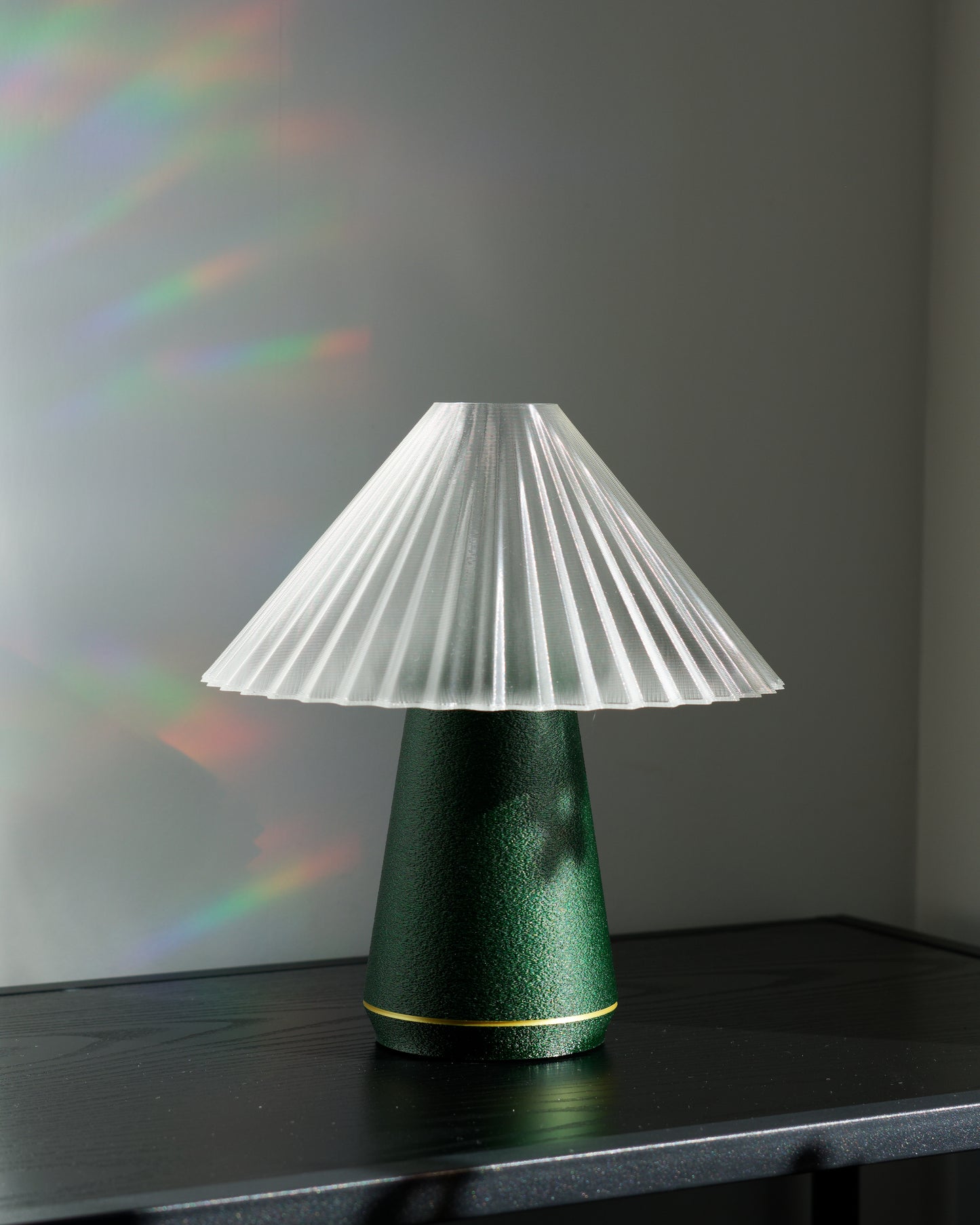 SINGAPORE GREEN-TRANSLUCENT | Lampe à poser