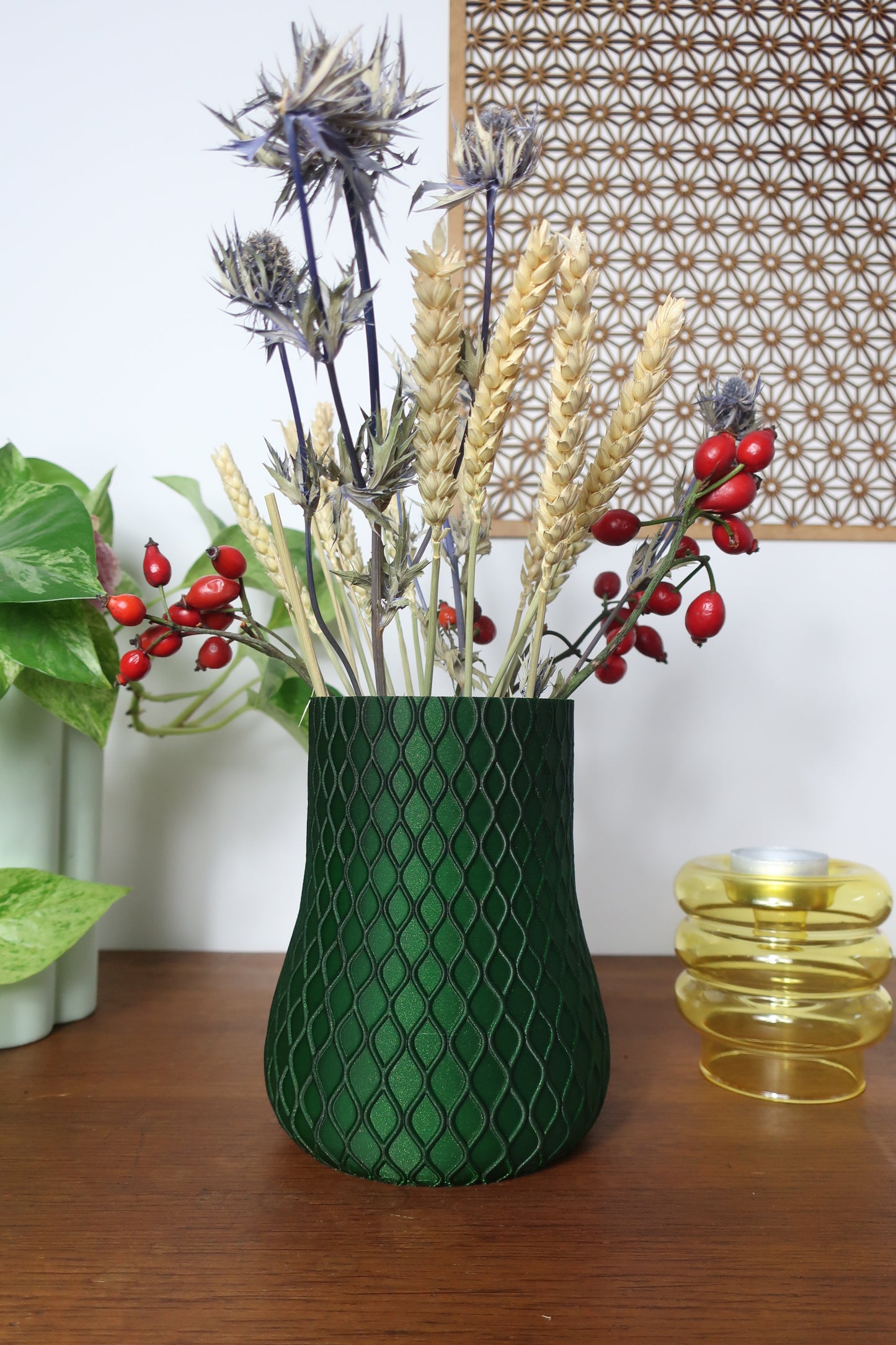 AMBROSIA Galaxy Green Vase
