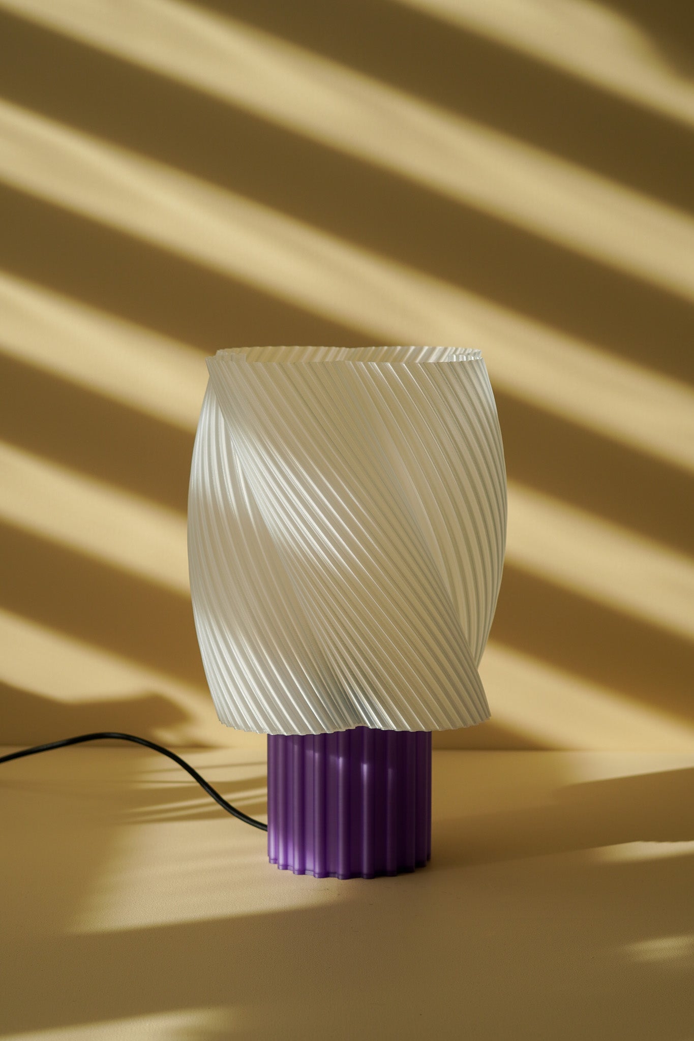 LAMPE GUIMAUVE XL Lait-Violette