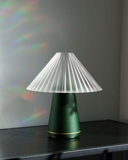 SINGAPORE GREEN-TRANSLUCENT | Lampe à poser