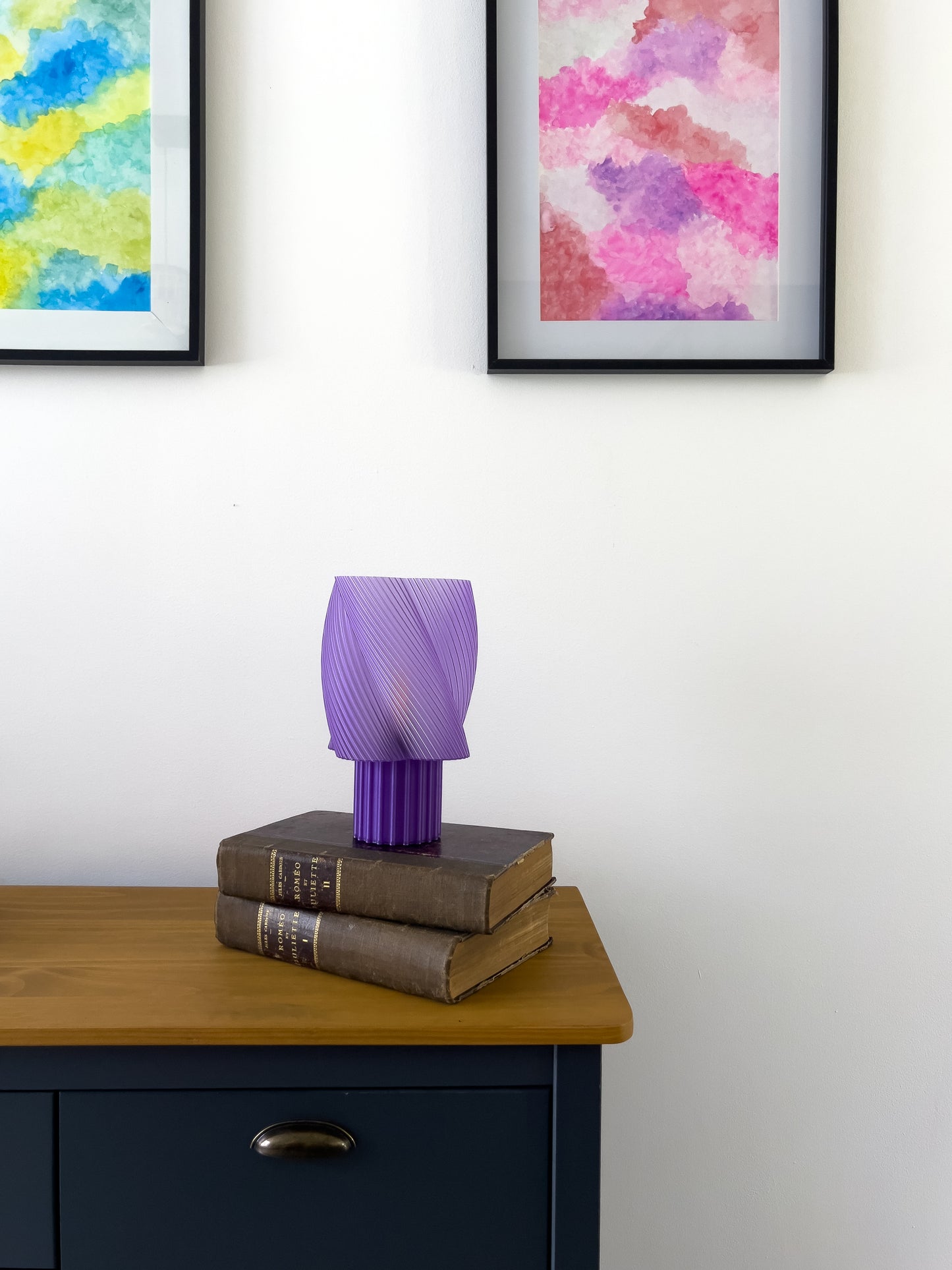 LAMPE GUIMAUVE Violette